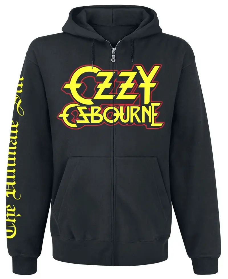 Sweat-shirt zippé à capuche de Ozzy Osbourne - Ultimate Sin - S à XXL - pour Homme - noir