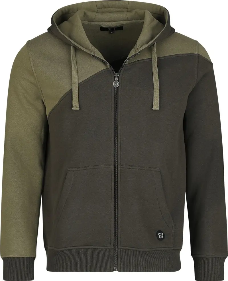 Sweat-shirt zippé à capuche de RED by EMP - Beam me up - S à XXL - pour Homme - marron