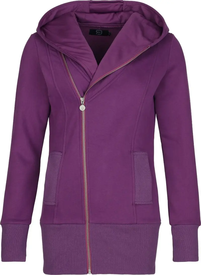 Sweat-shirt zippé à capuche de RED by EMP - S à XXL - pour Femme - lilas