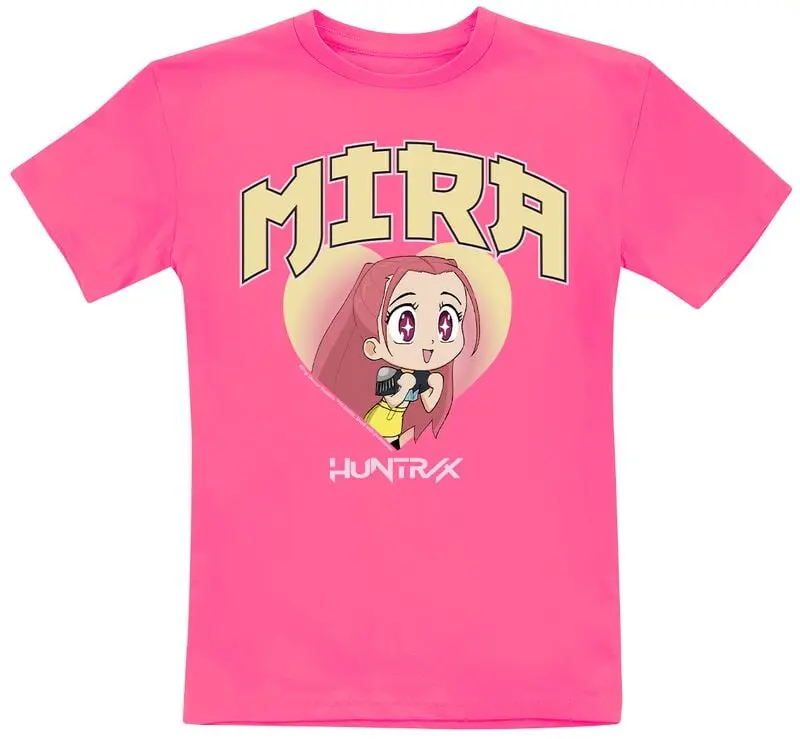 T-shirt de KPop Demon Hunters - Huntrix Mira - 104 à 152 - pour filles & garçonse - fuchsia