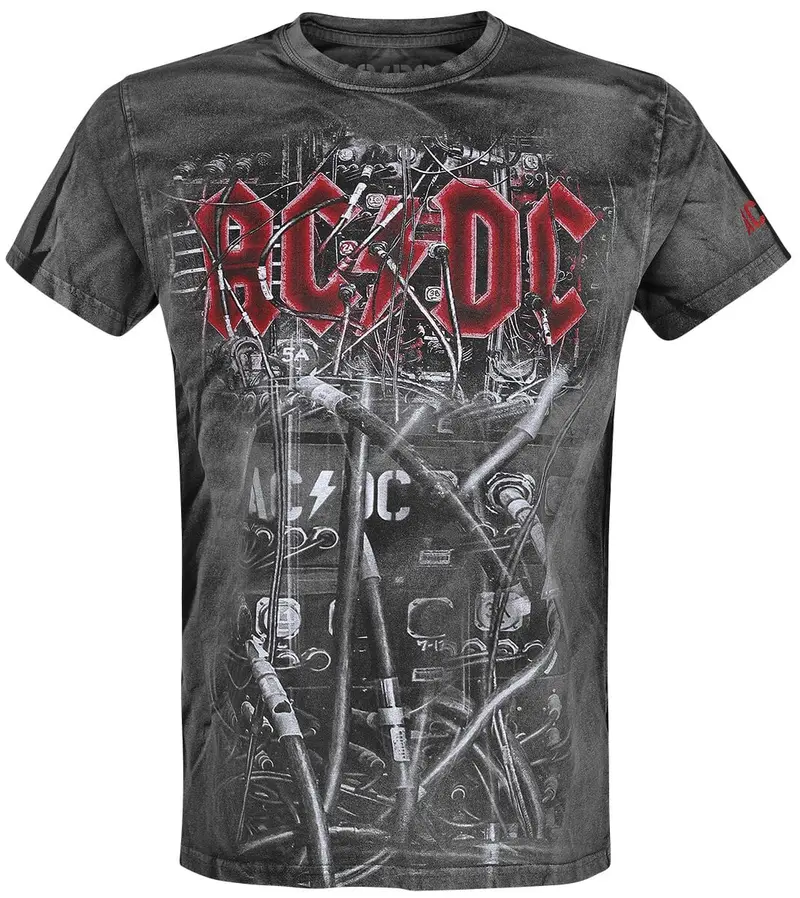 T-Shirt Manches courtes de AC/DC - PWR Wires - S à 4XL - pour Homme - gris