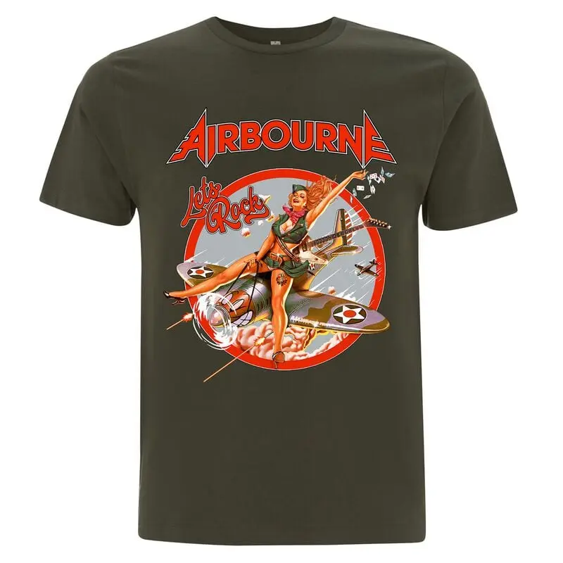 T-Shirt Manches courtes de Airbourne - Bomb Girl - S à 5XL - pour Homme - noir