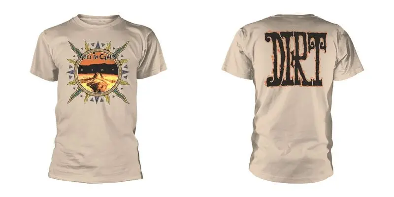 T-Shirt Manches courtes de Alice In Chains - Vintage Dirt Sun - S à XXL - pour Homme - naturel