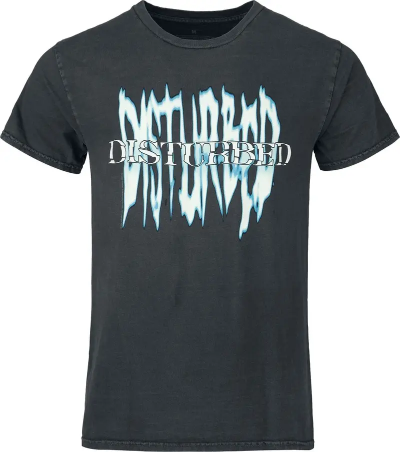 T-Shirt Manches courtes de Disturbed - Gothic Logo - S à XXL - pour Homme - noir