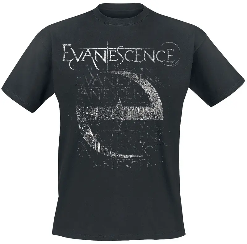 T-Shirt Manches courtes de Evanescence - Distressed Stamped - S à 4XL - pour Homme - noir