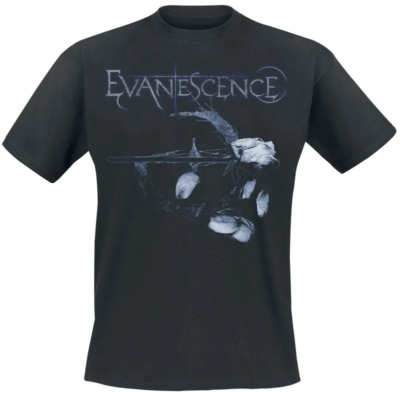 T-Shirt Manches courtes de Evanescence - Logo Petals - S à 4XL - pour Homme - noir