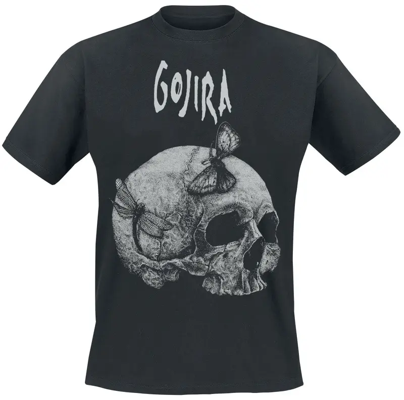 T-Shirt Manches courtes de Gojira - Moth Skull - S à XXL - pour Homme - noir