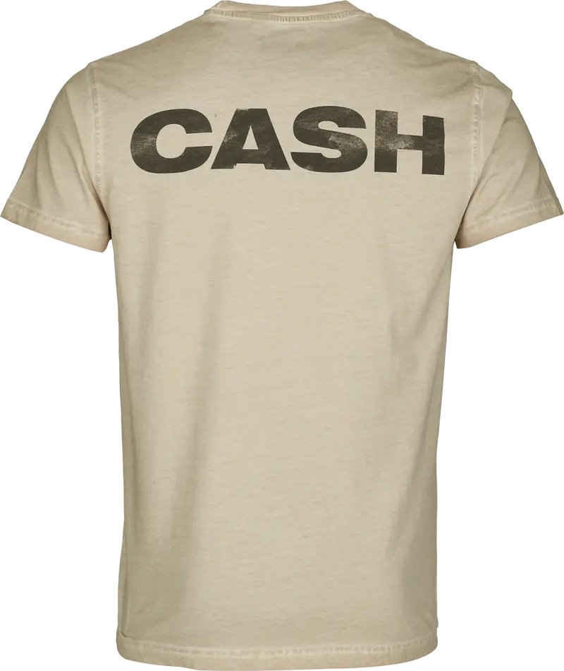 T-Shirt Manches courtes de Johnny Cash - Walk Alone - S à 4XL - pour Homme - crème