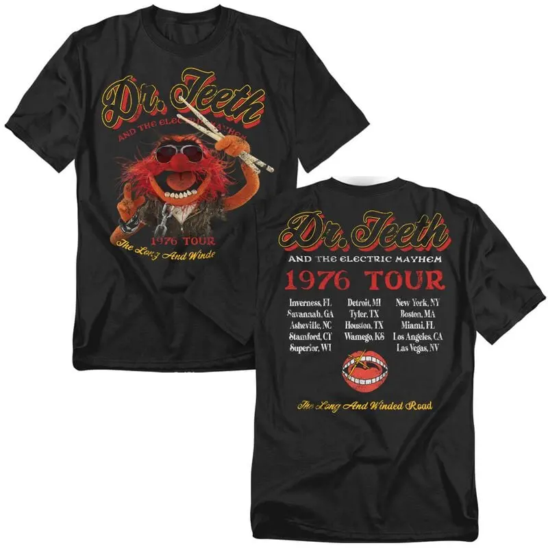 T-Shirt Manches courtes de Les Muppets - Dr Teeth 76 Tour - M à 5XL - pour Homme - noir