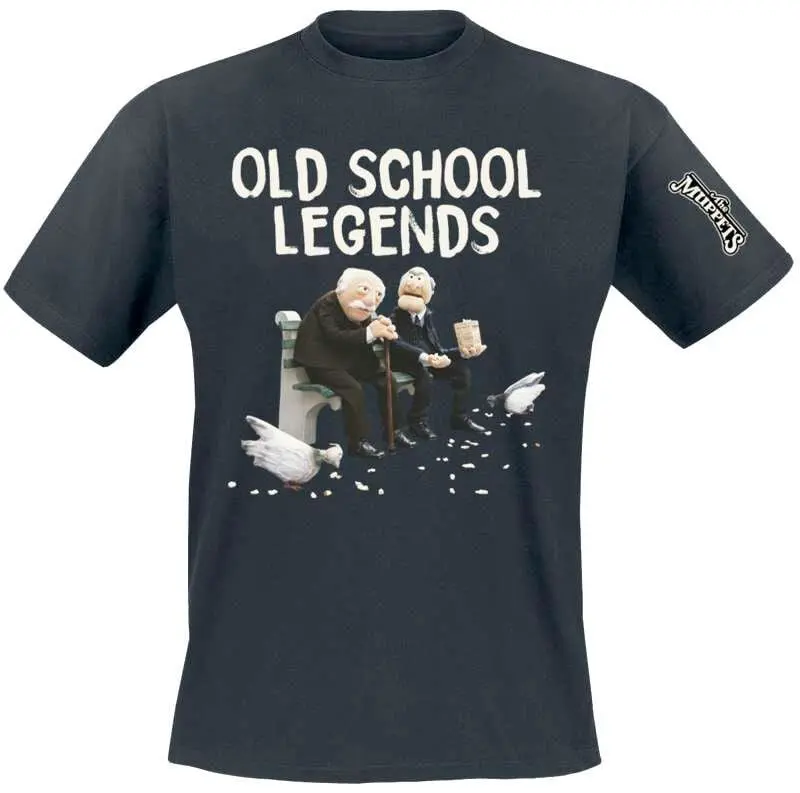 T-Shirt Manches courtes de Les Muppets - Statler & Waldorf - Old School Legends - S à 5XL - pour Unisexe - noir