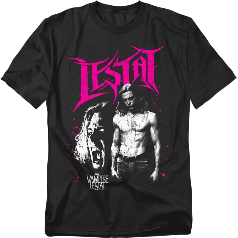 T-Shirt Manches courtes de Lestat Le Vampire - M à 5XL - pour Homme - noir