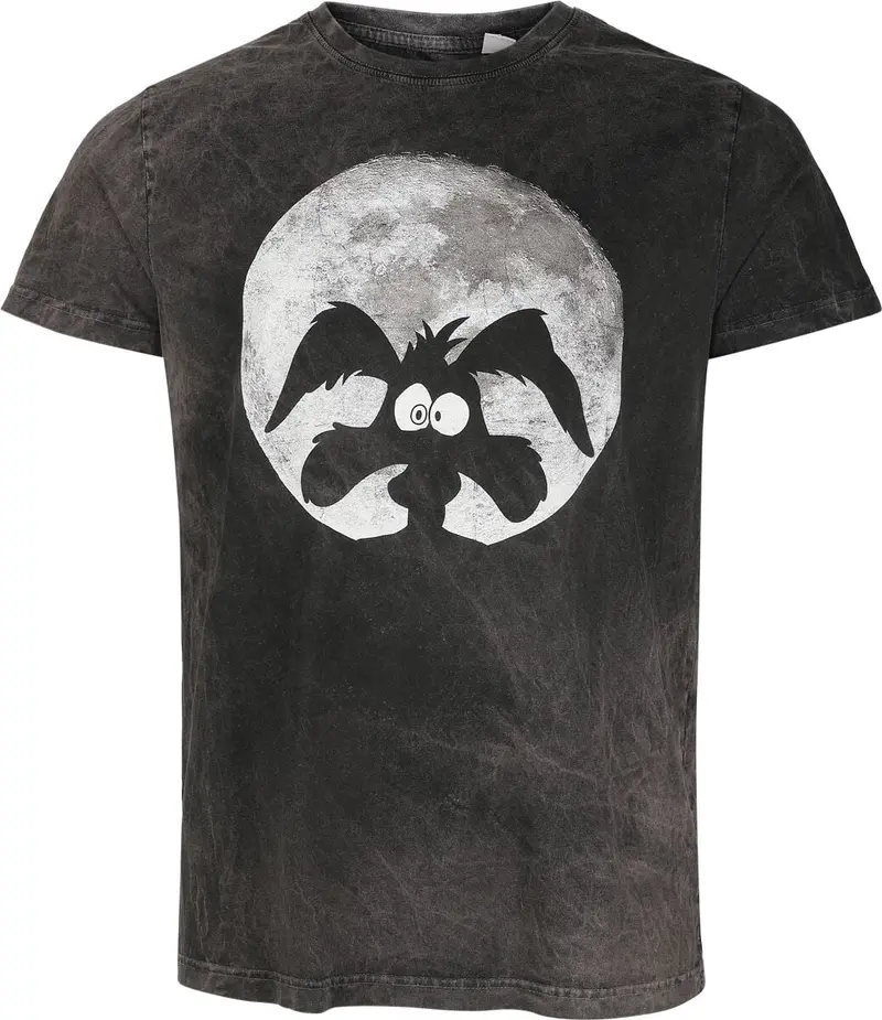 T-Shirt Manches courtes de Looney Tunes - Coyote - Moonlight - S à 4XL - pour Homme - multicolore