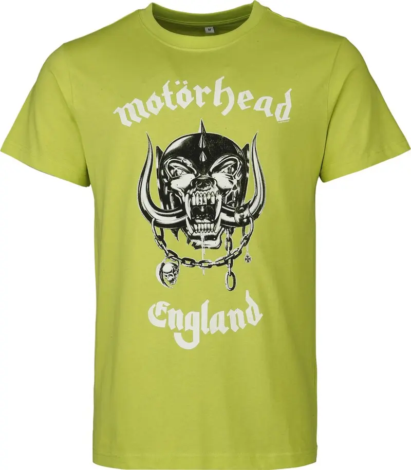 T-Shirt Manches courtes de Motörhead - Everthing Louder - S à XXL - pour Homme - jaune fluo