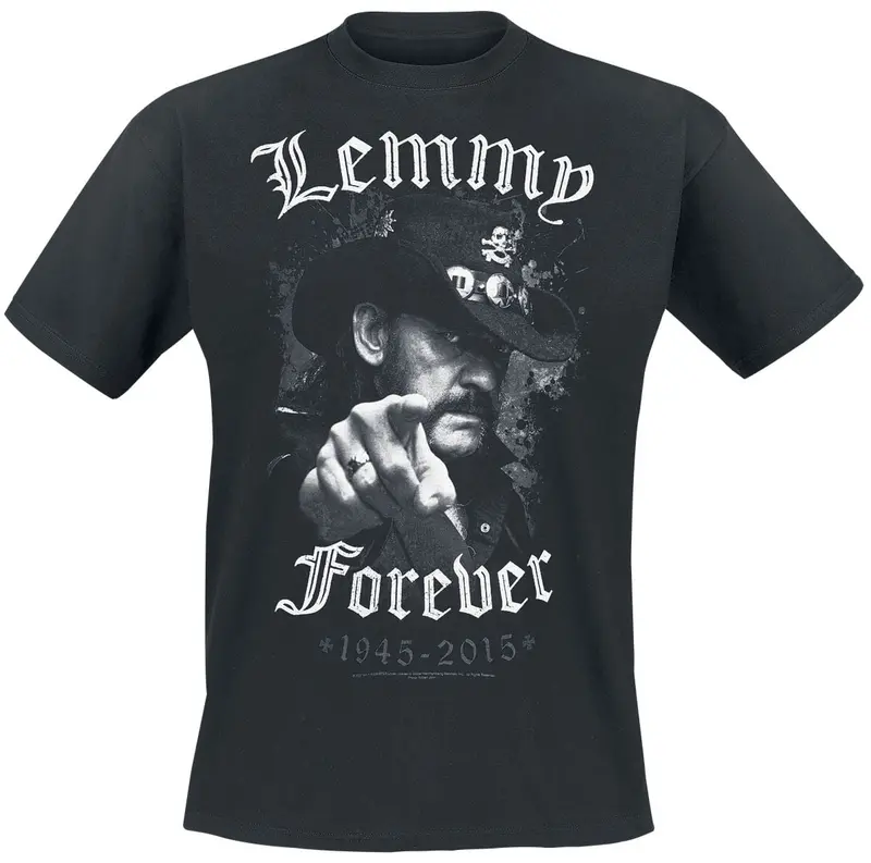 T-Shirt Manches courtes de Motörhead - Lemmy - Forever - S à 5XL - pour Homme - noir