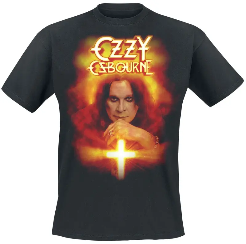 T-Shirt Manches courtes de Ozzy Osbourne - God Bless - S à 5XL - pour Homme - noir