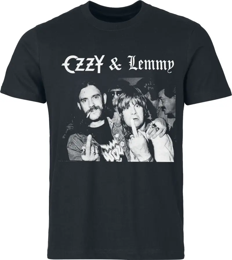 T-Shirt Manches courtes de Ozzy Osbourne - Hellraiser Ozzy & Lemmy - S à 5XL - pour Homme - noir