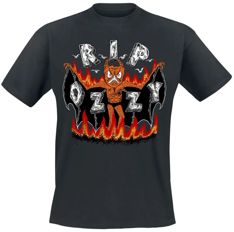 T-Shirt Manches courtes de Ozzy Osbourne - RIP Ozzy - S à 5XL - pour Homme - noir