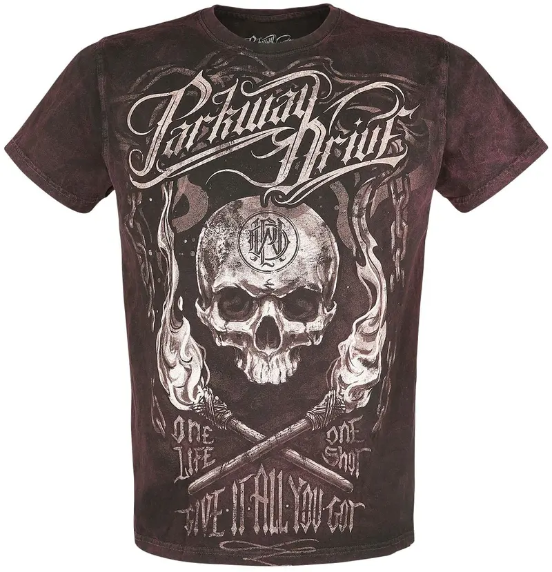 T-Shirt Manches courtes de Parkway Drive - Flame Alive - S à 4XL - pour Homme - rouille