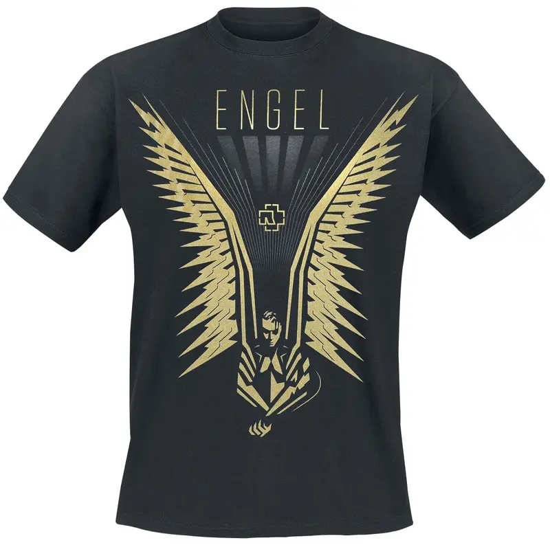 T-Shirt Manches courtes de Rammstein - Wings - S à 5XL - pour Homme - noir