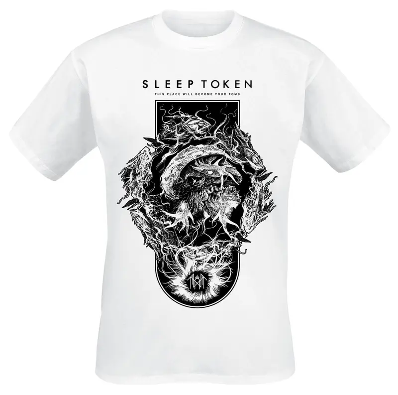 T-Shirt Manches courtes de Sleep Token - Nimbus - S à 4XL - pour Homme - blanc