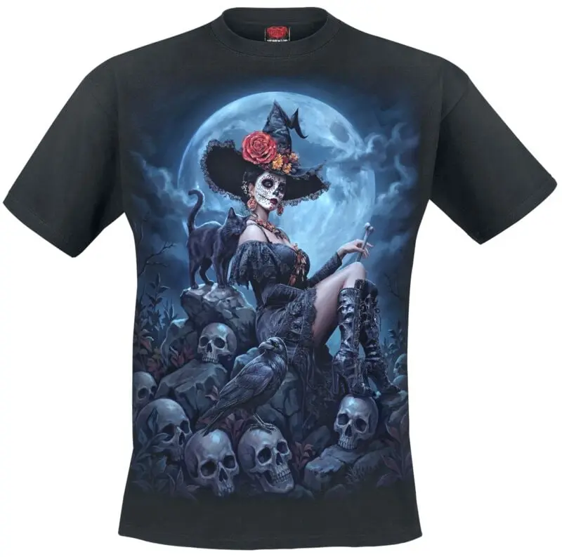 T-Shirt Manches courtes de Spiral - Night Of The Dead - S à 4XL - pour Homme - noir