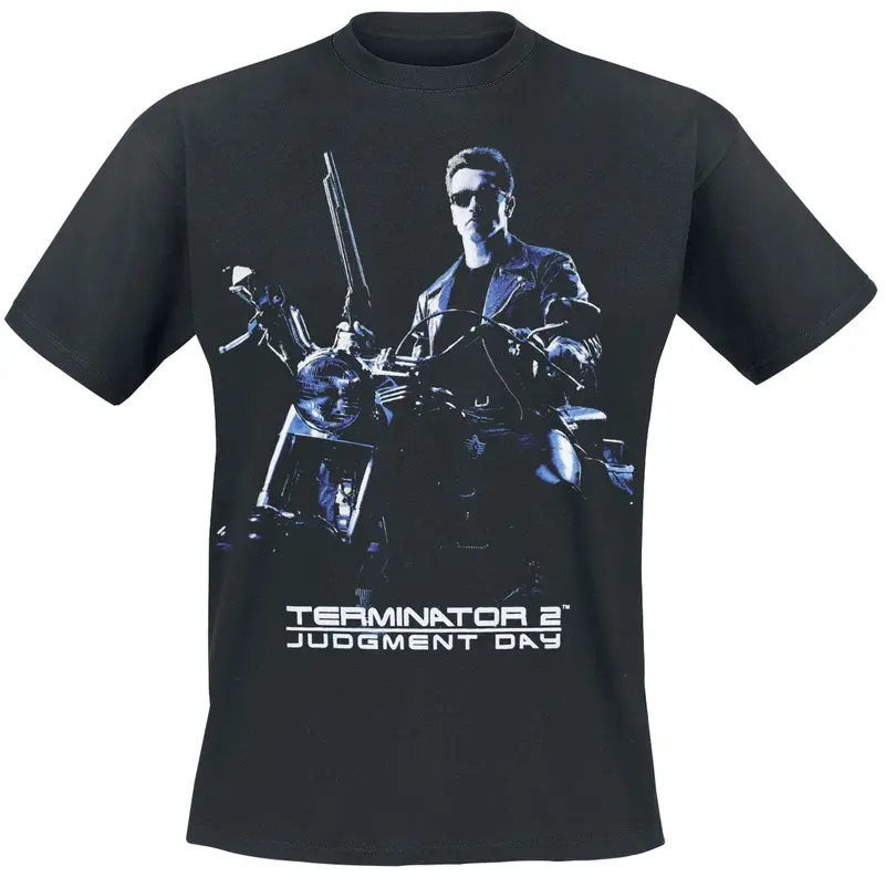 T-Shirt Manches courtes de Terminator - 2 - Judgement Day - M à XXL - pour Homme - noir