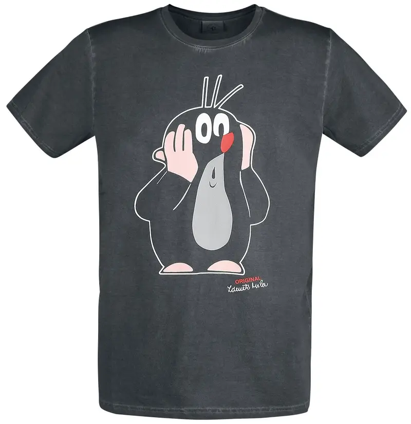 T-Shirt Manches courtes de The Little Mole - Oh Oh! - S à 5XL - pour Homme - noir