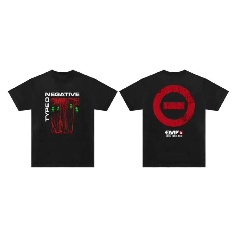 T-Shirt Manches courtes de Type O Negative - EMP Logo Special Edition - S à XXL - pour Homme - noir
