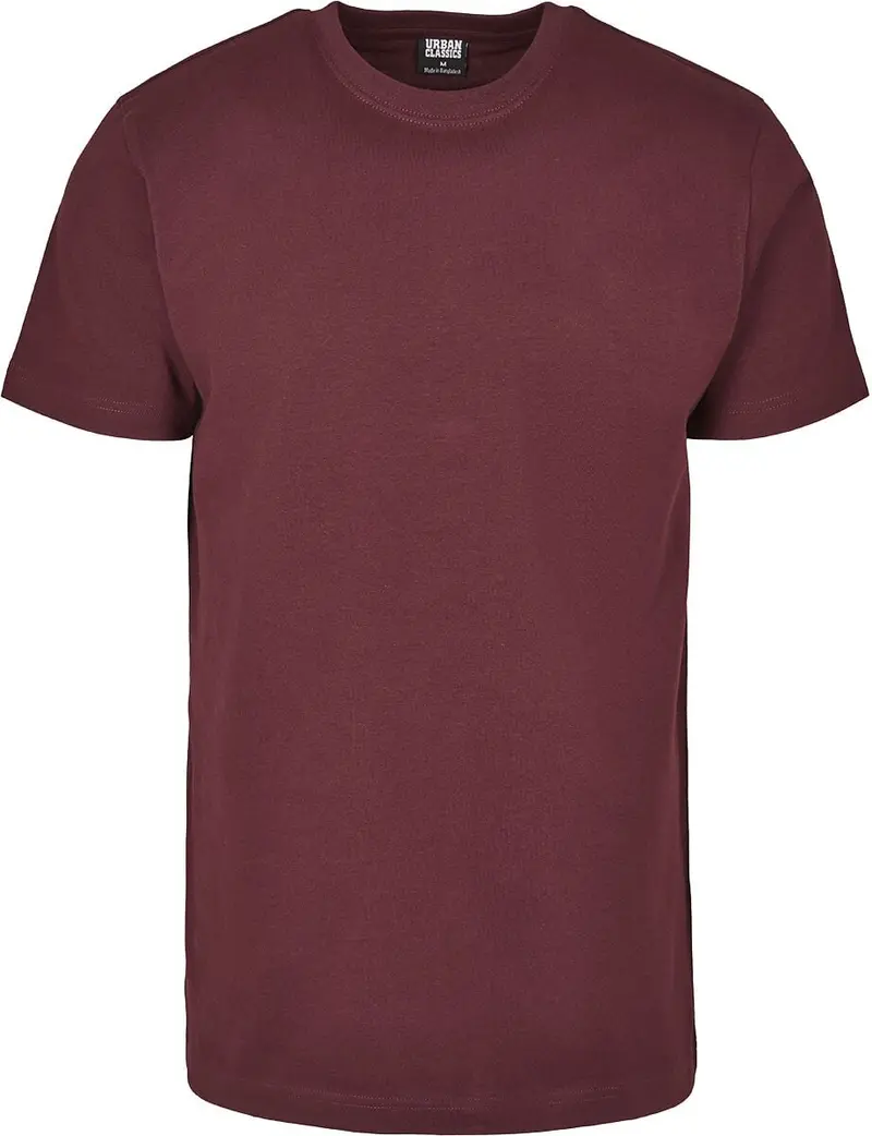T-Shirt Manches courtes de Urban Classics - T-Shirt Basique - XL à XXL - pour Homme - lie-de-vin