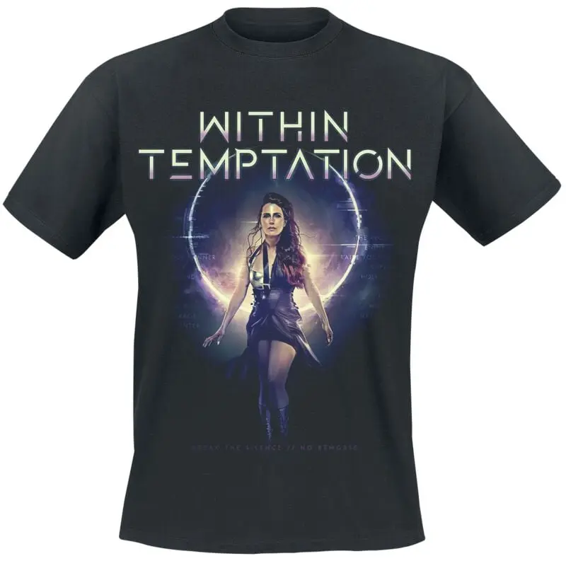 T-Shirt Manches courtes de Within Temptation - Sharon - S à XXL - pour Homme - noir