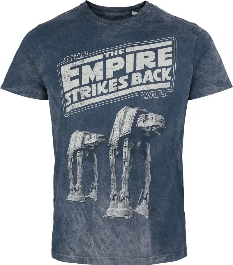 T-Shirt Manches courtes Disney de Star Wars - Empire Strikes Back - S à 4XL - pour Homme - bleu