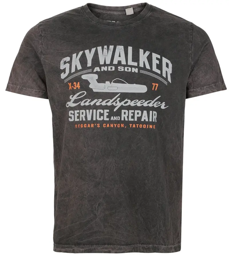T-Shirt Manches courtes Disney de Star Wars - Skywalker - S à 4XL - pour Homme - gris