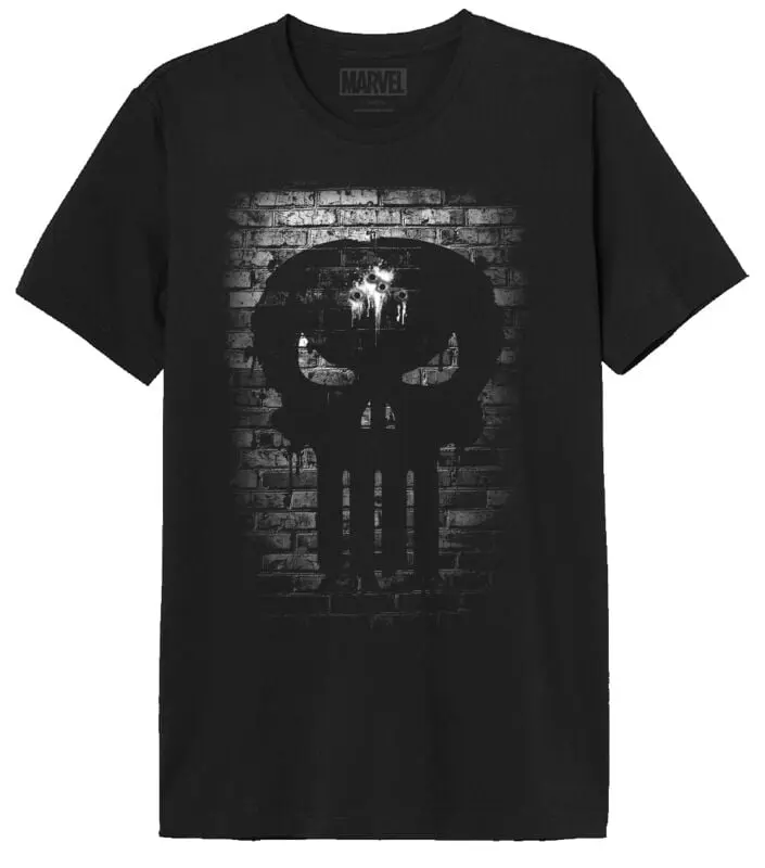 T-Shirt Manches courtes Disney de The Punisher - Bricks - S à XXL - pour Homme - noir