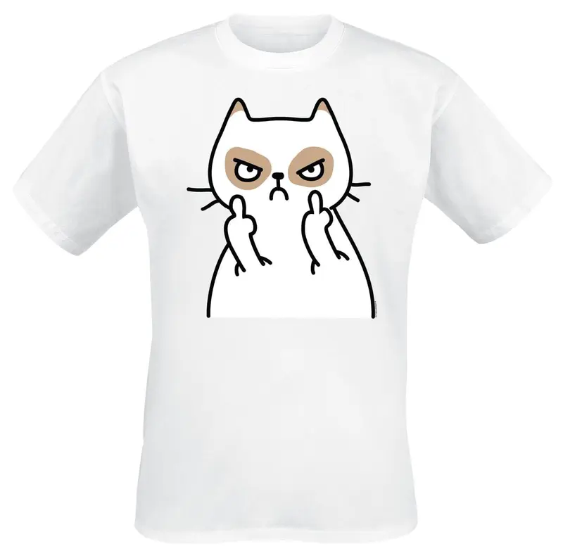 T-Shirt Manches courtes Fun de Tierisch - Muther Fluffer Men's White T-Shirt - S à 3XL - pour Unisexe - blanc