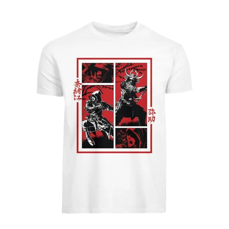 T-Shirt Manches courtes Gaming de Assassin's Creed - Shadows - S à XXL - pour Homme - blanc