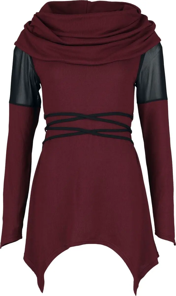 T-shirt manches longues de Black Premium by EMP - Celtic Blessing - S à XXL - pour Femme - bordeaux