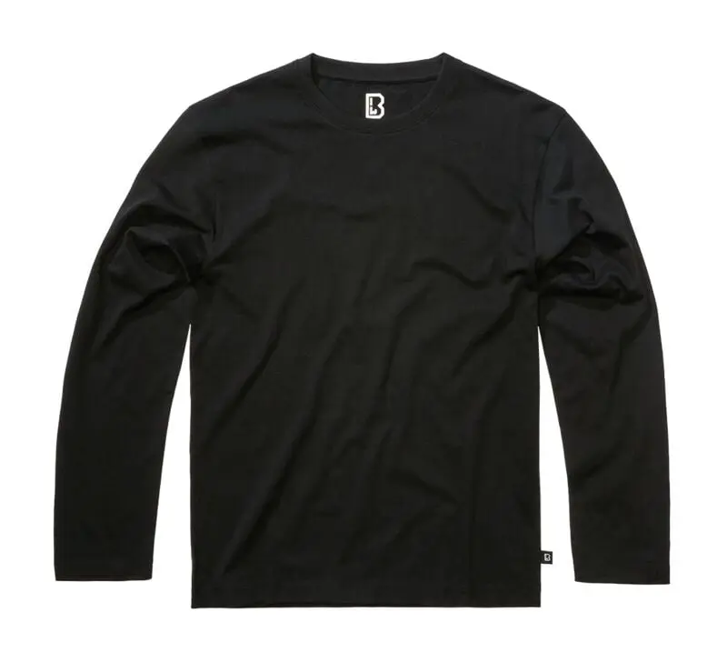 T-shirt manches longues de Brandit - Haut Manches Longues Premium - S à 5XL - pour Homme - noir
