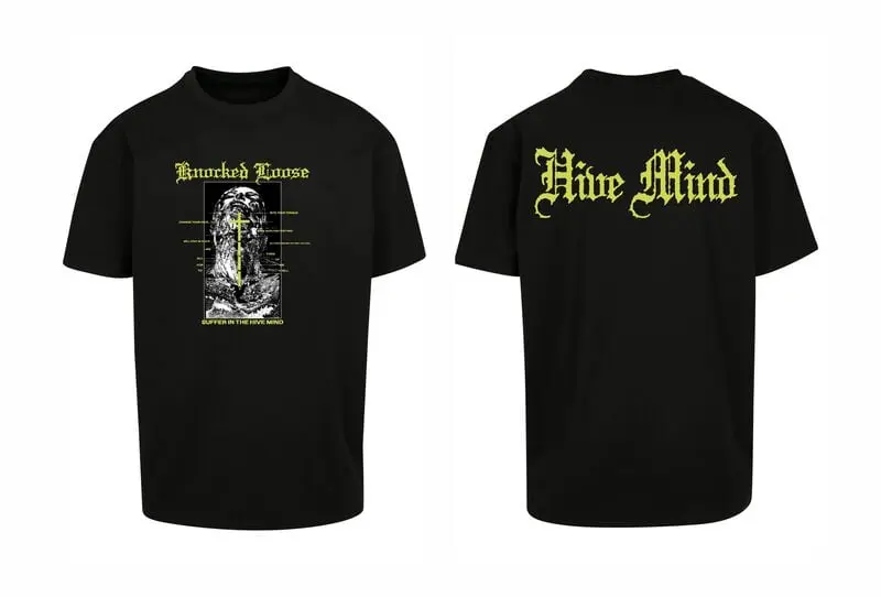 T-Shirt Oversize de Knocked Loose - Hive Mind - S à XXL - pour Homme - noir