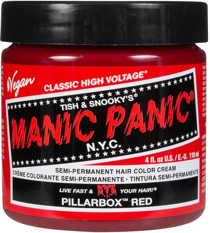 Teinture pour cheveux Fun de Manic Panic - Pillarbox Red - Classic - pour Unisexe - rouge