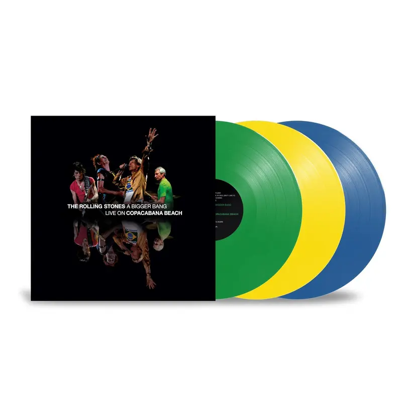 The Rolling Stones - A Bigger Bang - Live At Copacabana Beach - 3LP couleur