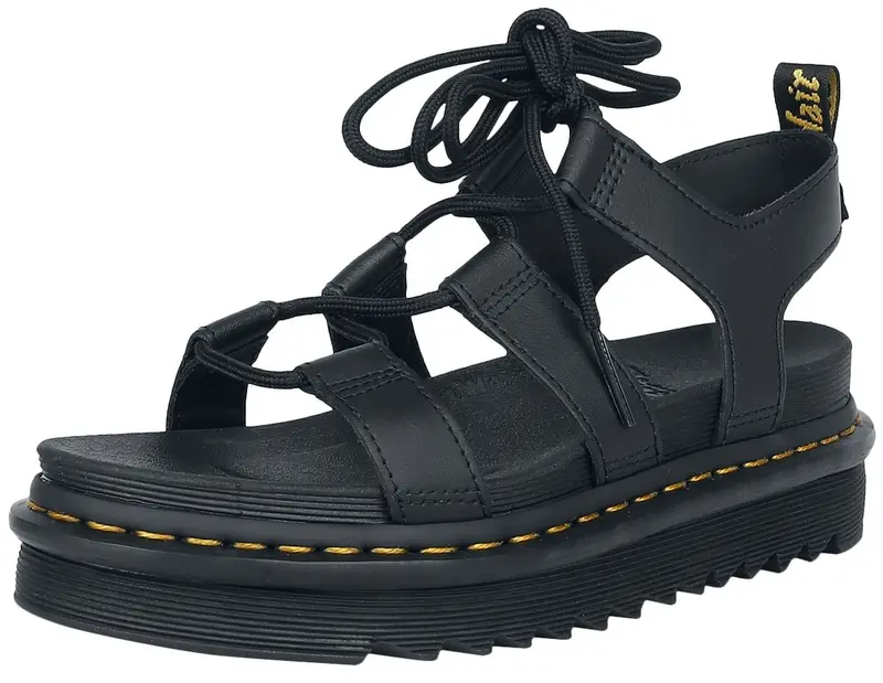 Tongs de Dr. Martens - Nartilla - Black Hydro - EU40 à EU41 - pour Femme - noir