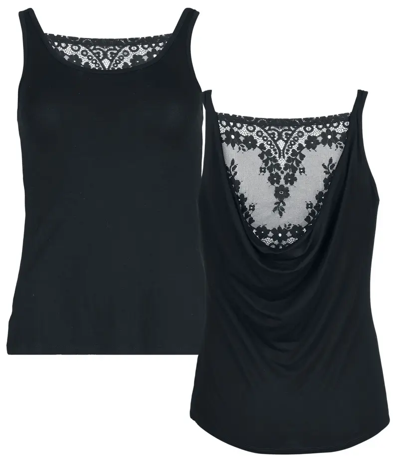 Top de Black Premium by EMP - Essential Top - S à XXL - pour Femme - noir