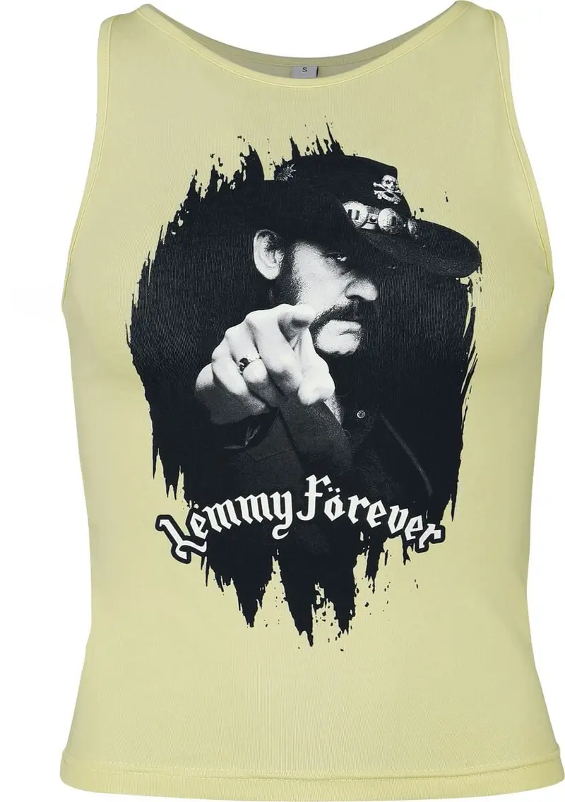 Top de Lemmy - Lemmy Forever - S à XXL - pour Femme - jaune