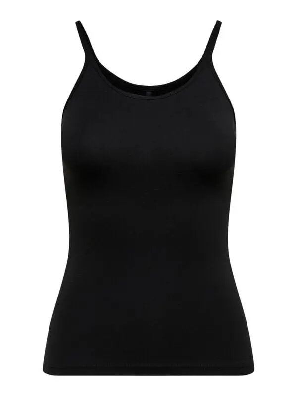 Top de Only - ONLLOVE STRAP SINGLET NOOS JRS - XS à XL - pour Femme - noir