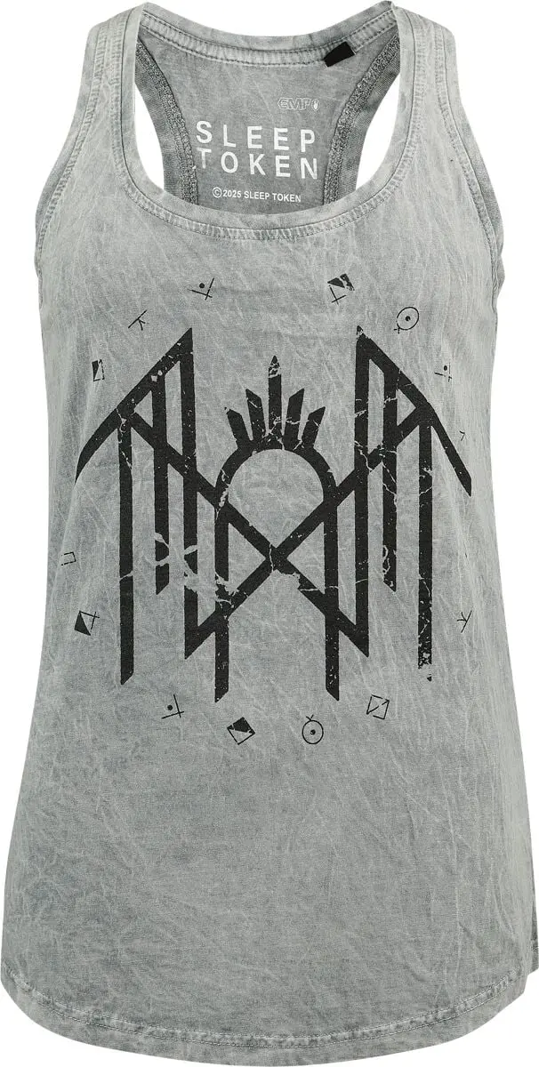 Top de Sleep Token - Circle Logo - S à XXL - pour Femme - gris
