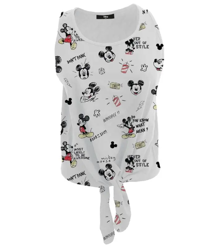 Top Disney de Mickey & Minnie Mouse - Mickey - Croquis - L - pour Femme - multicolore