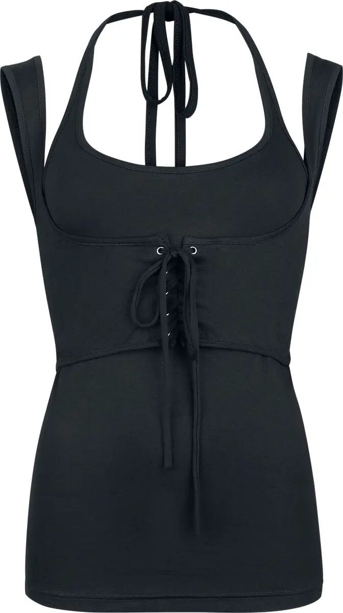 Top Gothic de Gothicana by EMP - M à XXL - pour Femme - noir