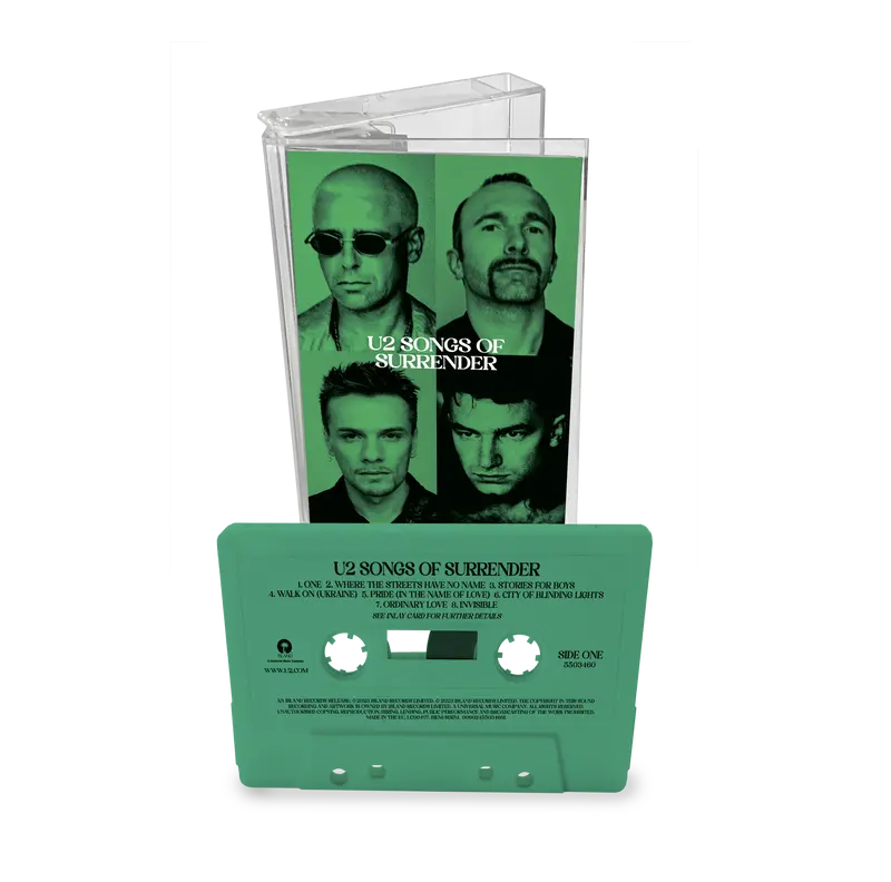 U2 - ‘Songs Of Surrender’ – Cassette Vert menthe (édition limitée)