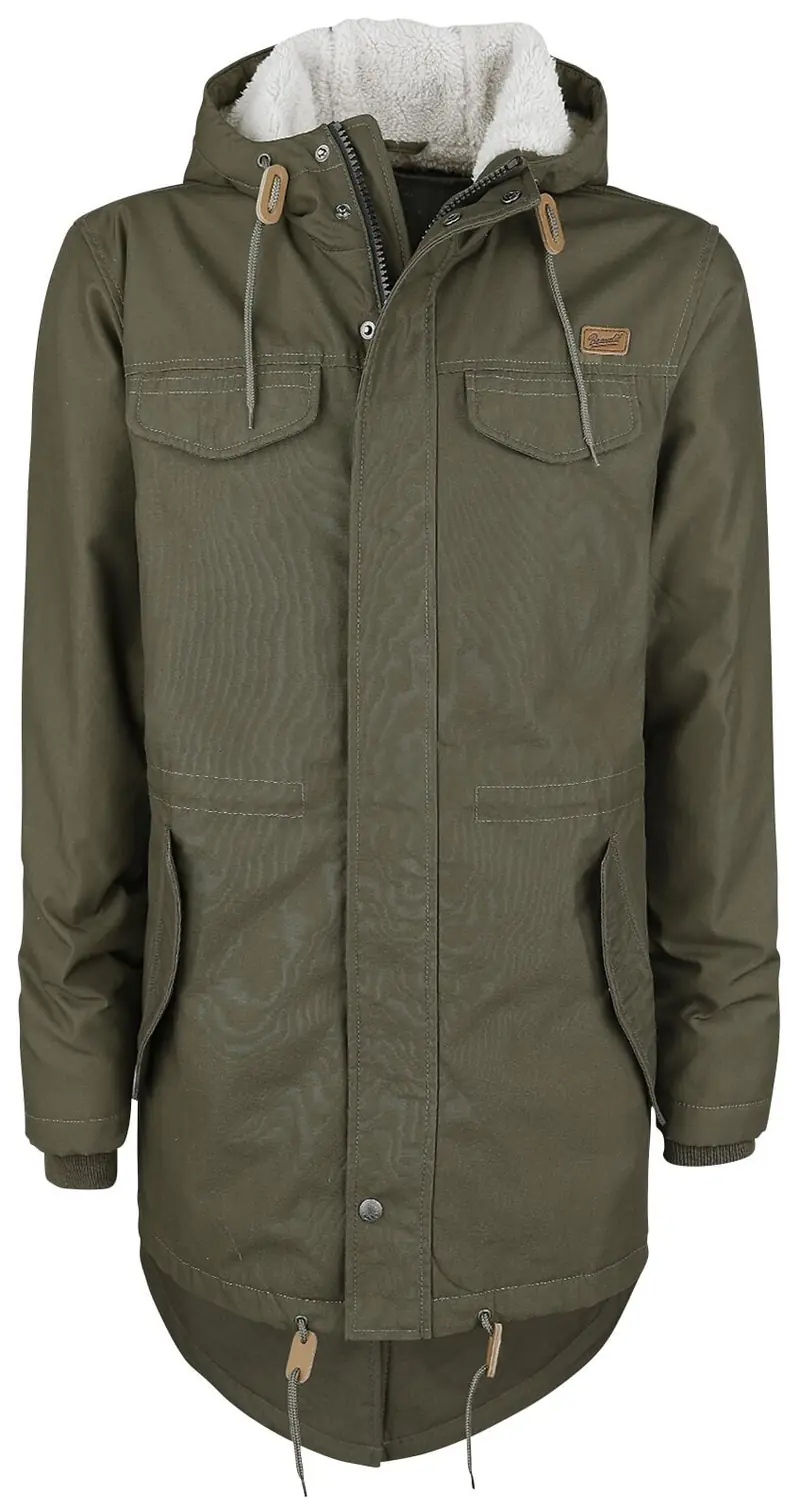 Veste d'hiver de Brandit - Parka Doublée Marsh Lake - S à XXL - pour Homme - olive