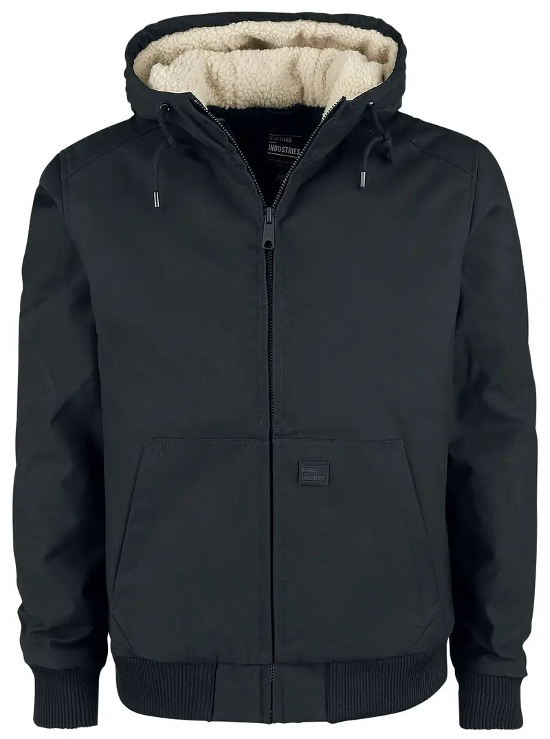 Veste d'hiver de Vintage Industries - Veste Datton - S à 3XL - pour Homme - noir
